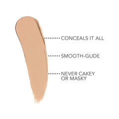 Dermablend open tip cream texture demonstrates smooth glide and precise application benefit