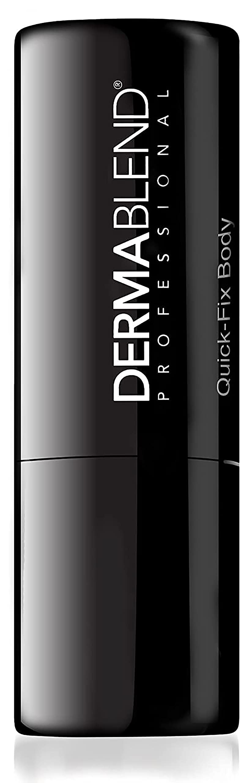 Dermablend stick with cap removed revealing creamy tip for precise application