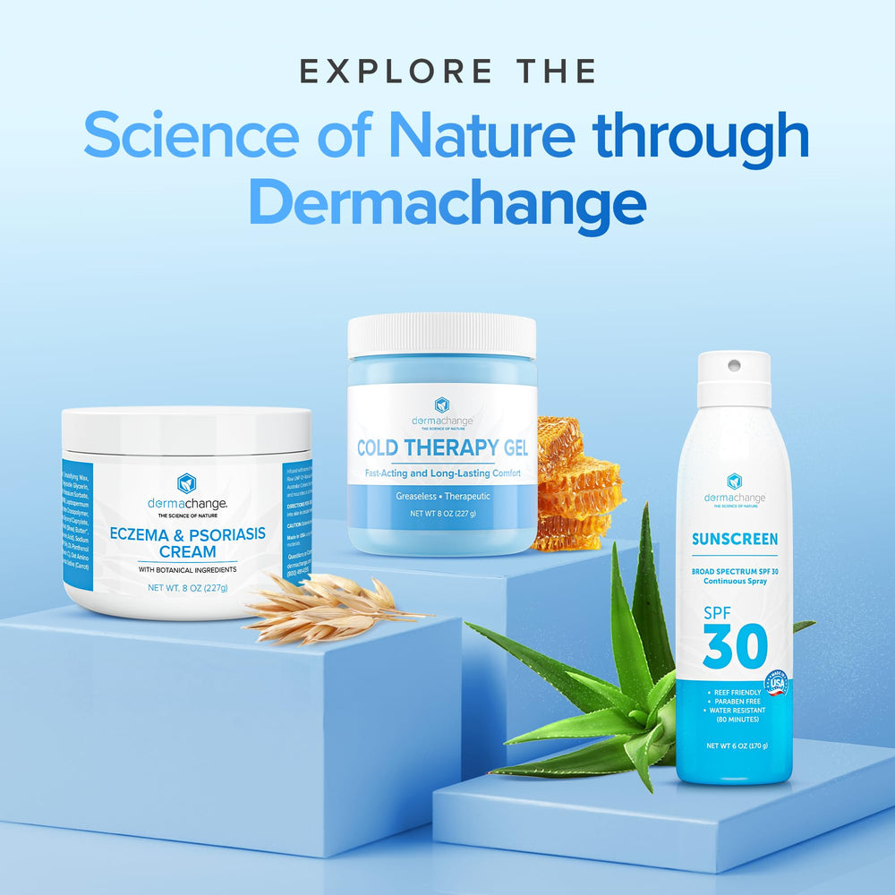 DermaChange ingredients rosemary and manuka honey emphasizing natural nourishment