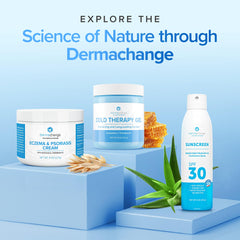 DermaChange ingredients rosemary and manuka honey emphasizing natural nourishment