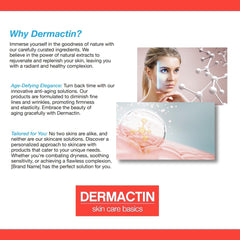 Dermactin application demo patting cream under eye to reduce puffiness and hydrate