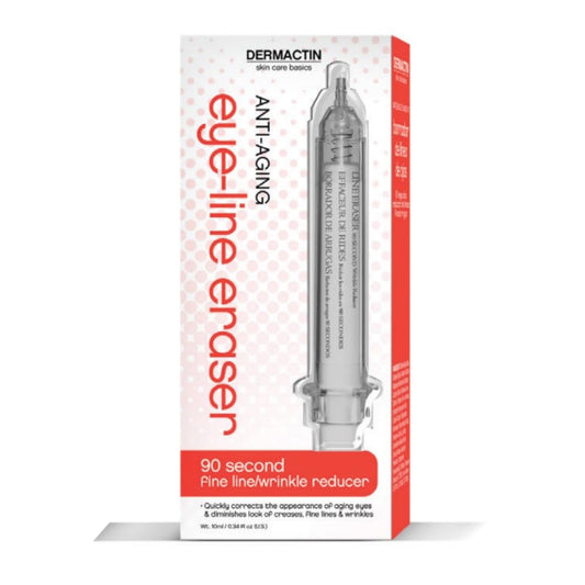 Dermactin front packaging showing compact tube and wrinkle-targeting benefit