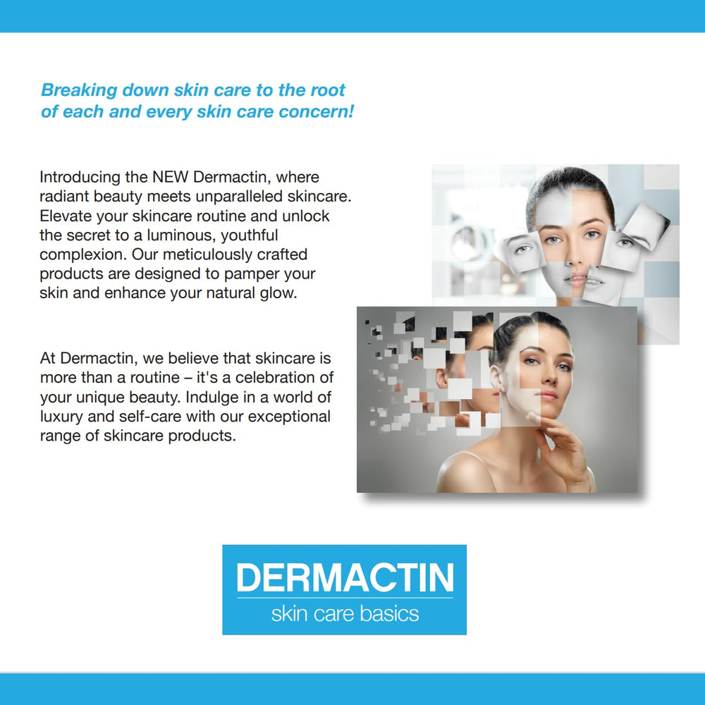 Dermactin side profile before and after photos showing firmer eyelid benefit