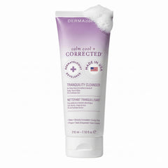 DERMAdoctor front bottle showing cleanser and calming design for easy identification