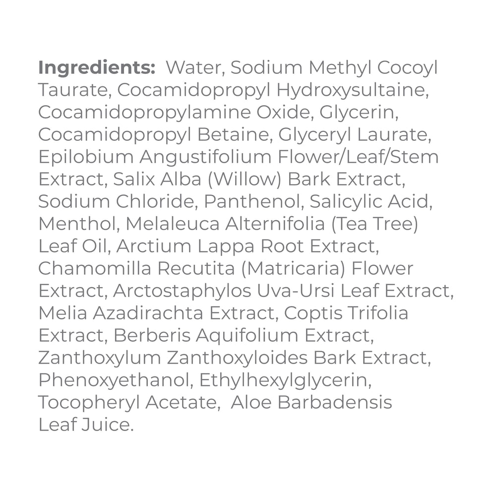 Derma E shampoo foam texture close-up showing gentle cleansing benefit