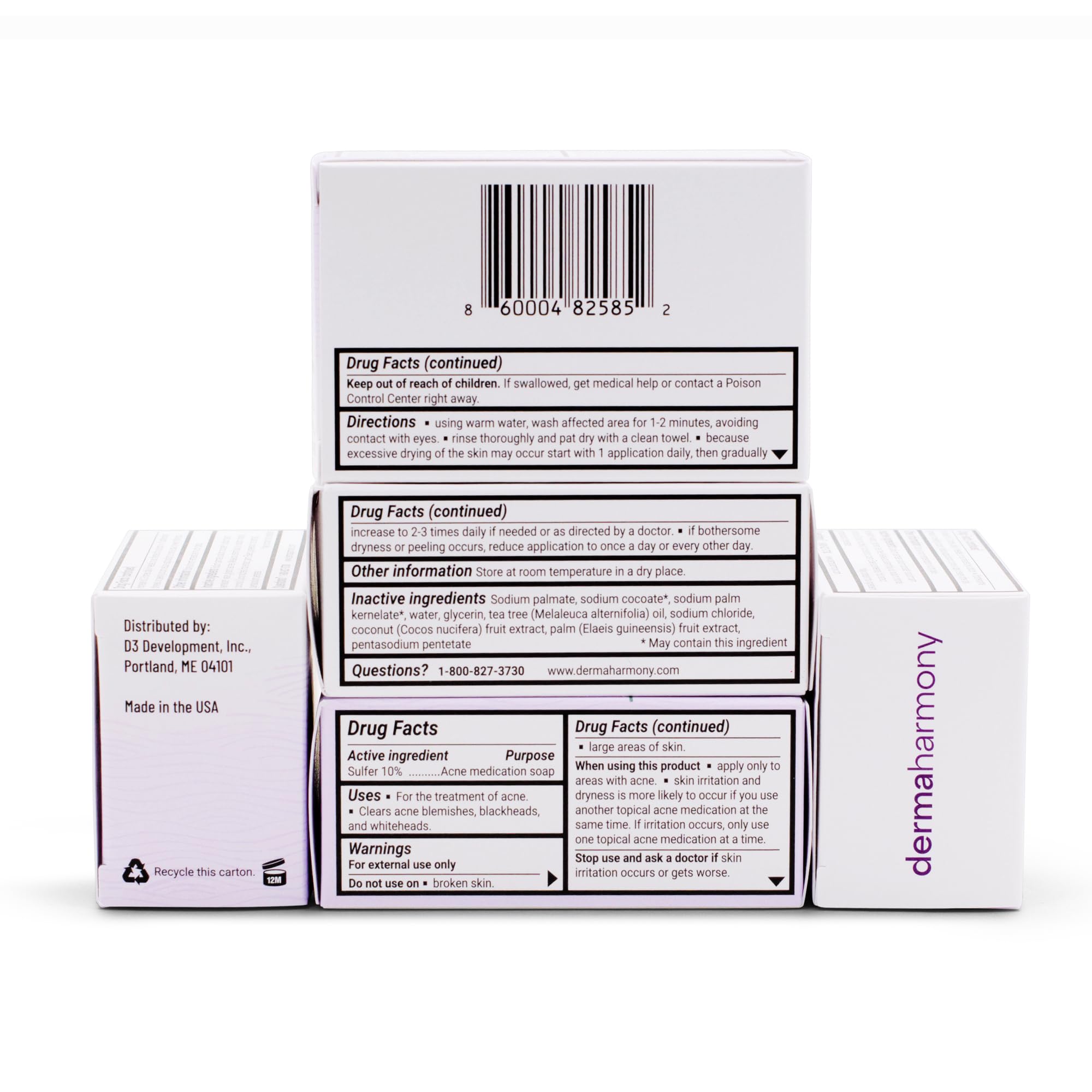 Dermaharmony acne bar in shower lifestyle demonstrates easy daily use