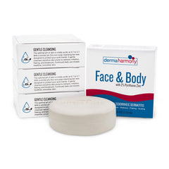 Dermaharmony close-up foam texture highlighting gentle coconut-derived clean feel