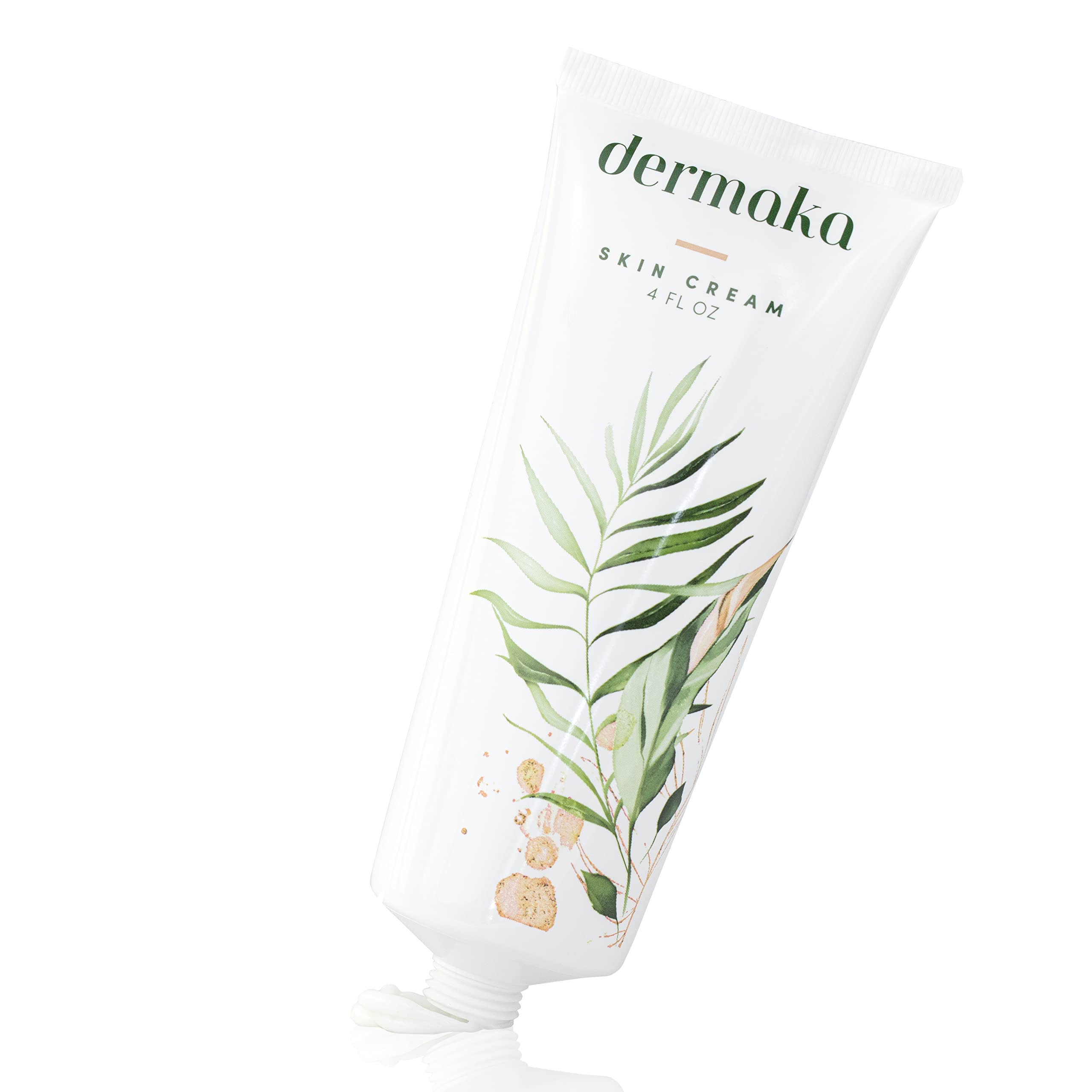 Dermaka ingredients label listing Arnica Montana, bromelain, vitamin A and E