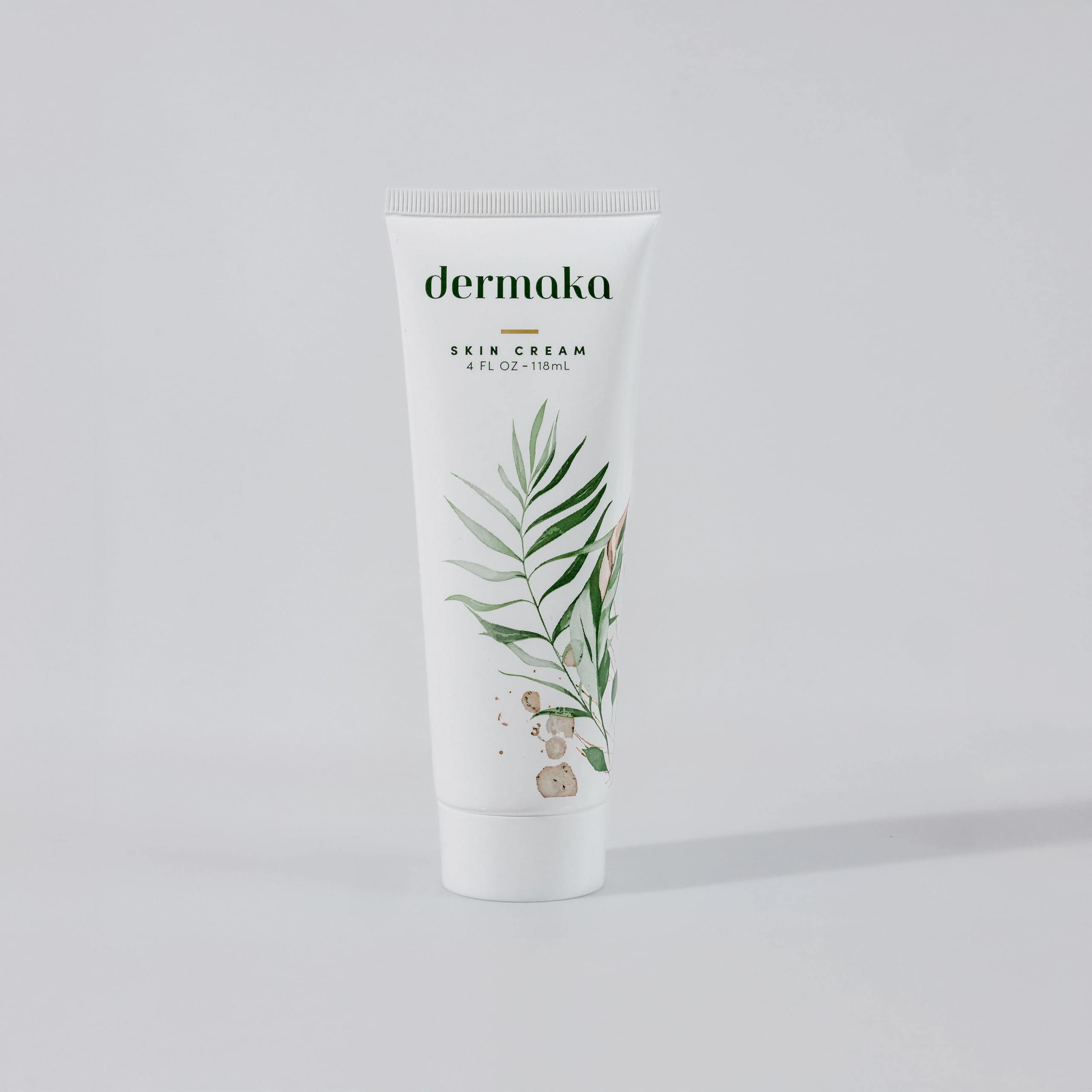 Dermaka cream open jar close-up texture highlighting smooth absorbent finish