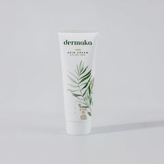 Dermaka cream open jar close-up texture highlighting smooth absorbent finish