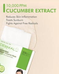 DERMAL essence drop from ampoule highlighting hydrating formula benefit