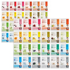 DERMAL front pack showing 48 masks and value for routine