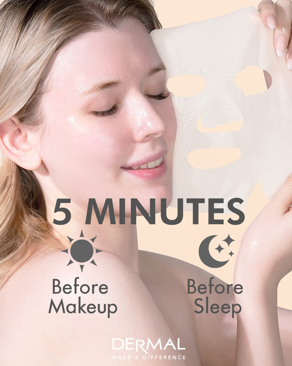 DERMAL in bathroom setting showing easy nightly use