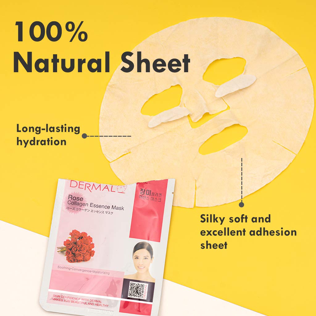 DERMAL individually wrapped masks inside gift-ready packaging for gifting