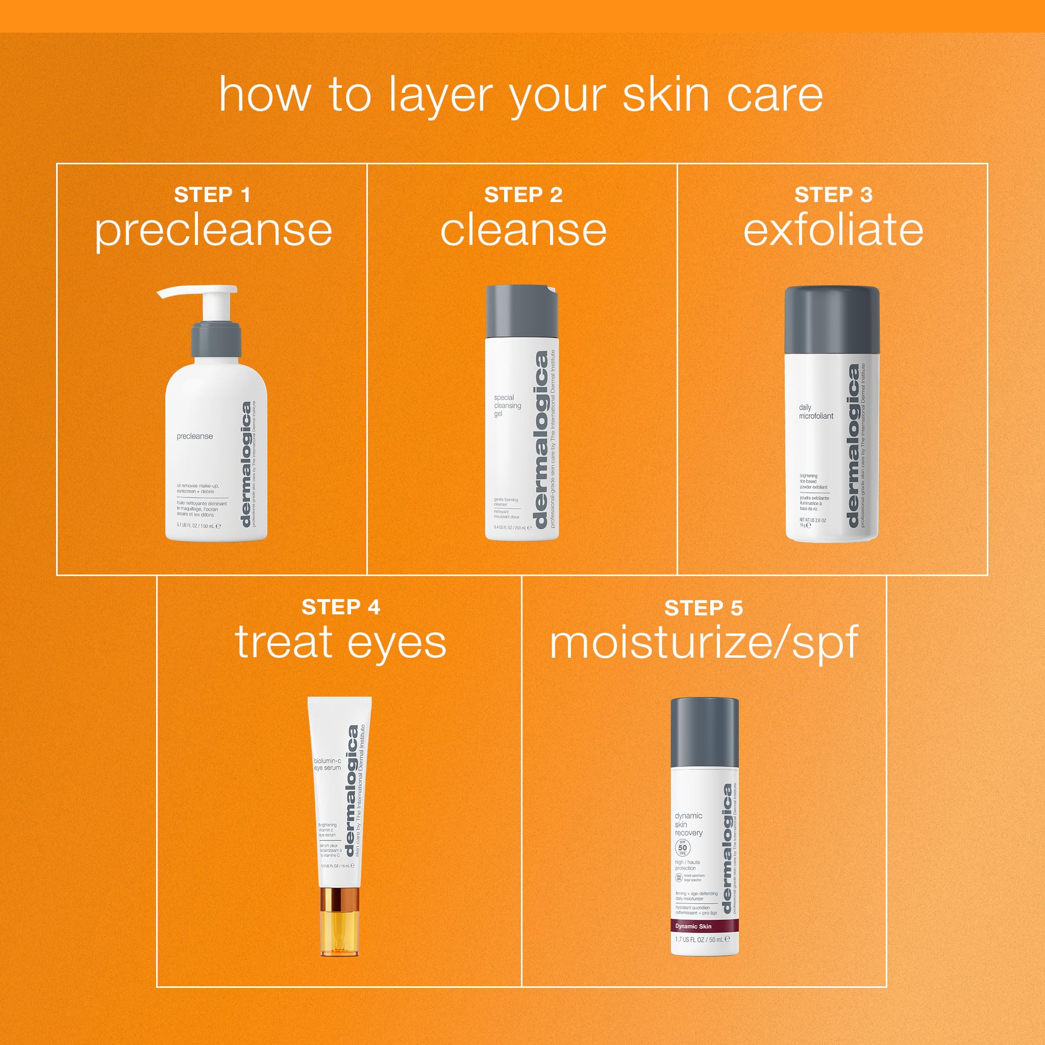 Dermalogica serum on vanity suggesting effortless daily skincare routine
