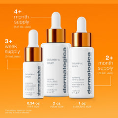 Dermalogica Biolumin-C Serum paired with sunscreen to show daytime layering advantage
