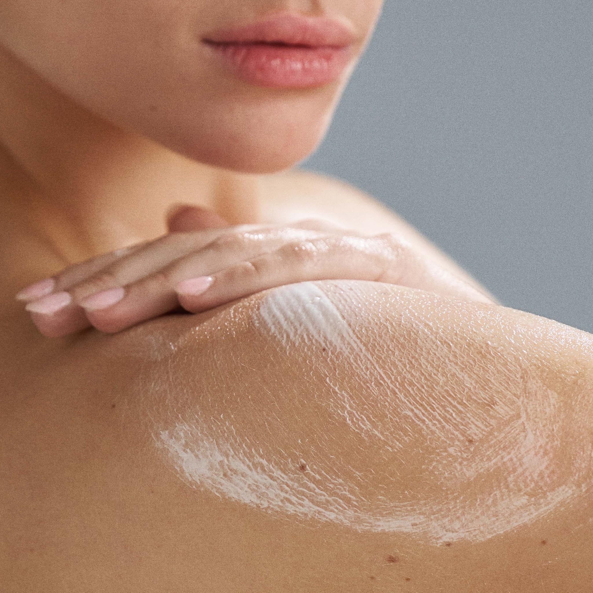 Dermalogica lotion pump being dispensed onto hand for easy daily use