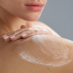 Dermalogica lotion pump being dispensed onto hand for easy daily use