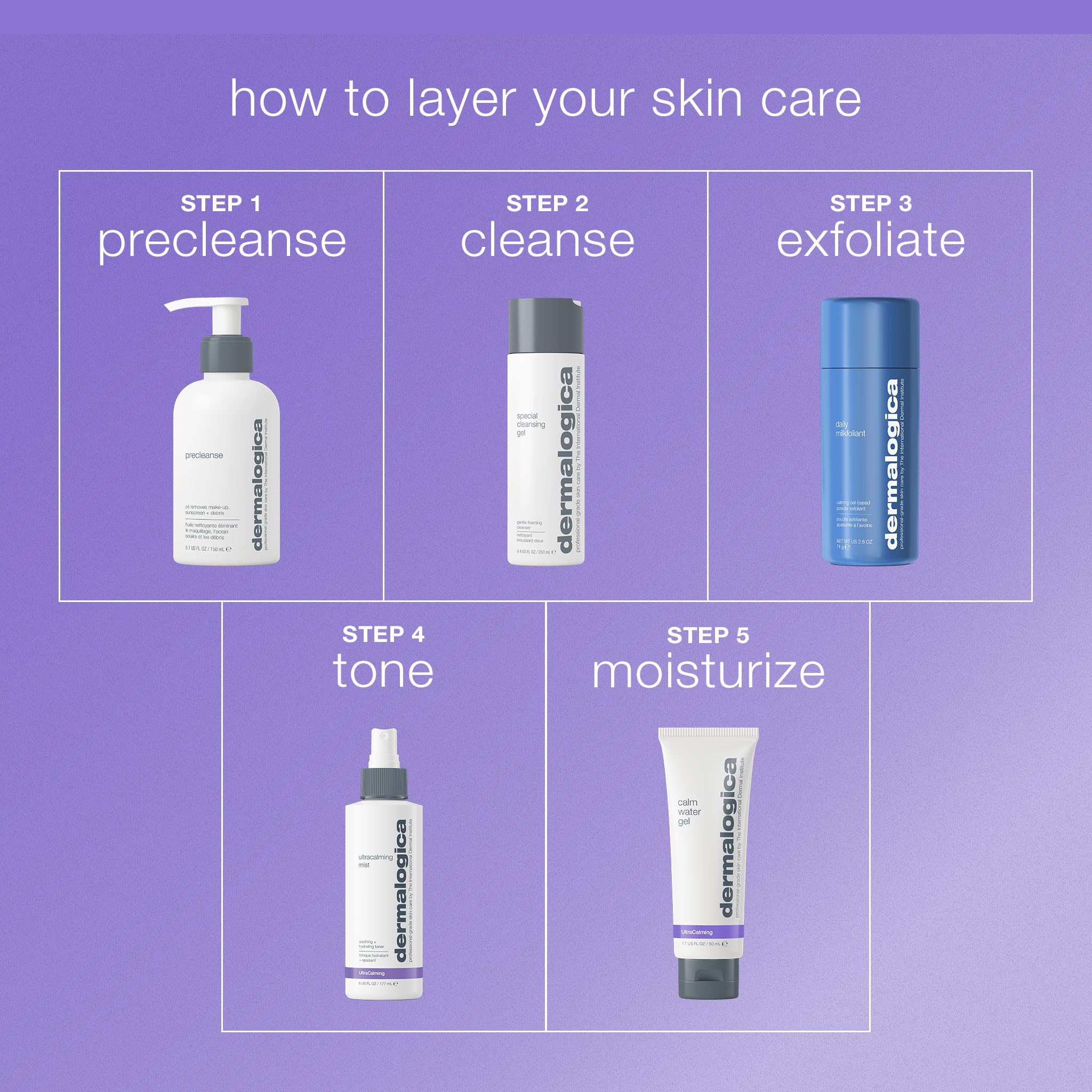 Dermalogica jar on bathroom shelf in calming skincare routine setting