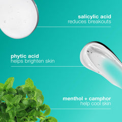 Dermalogica ingredients label highlighting salicylic acid and botanical extracts
