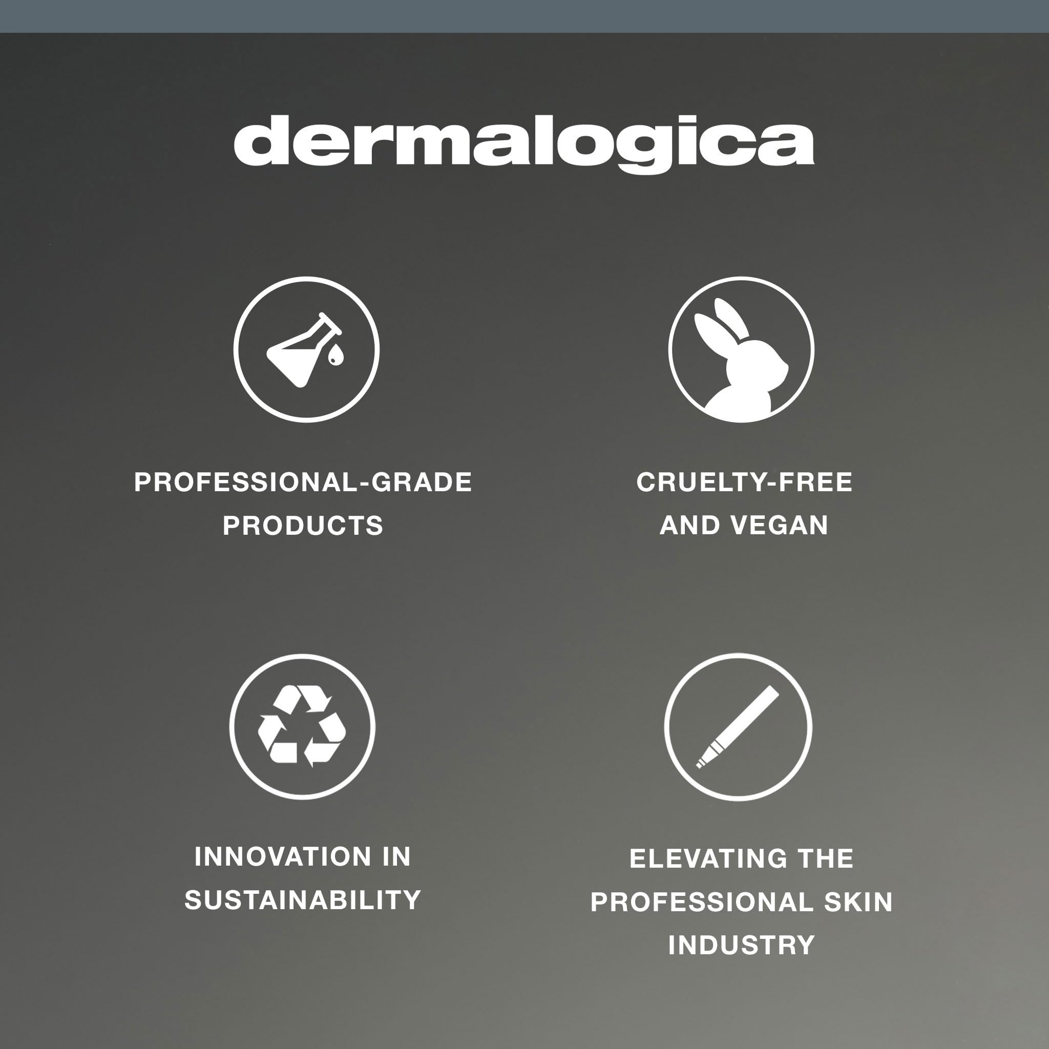 Creamy lather of Dermalogica being rinsed off to reveal cleansed, refreshed skin