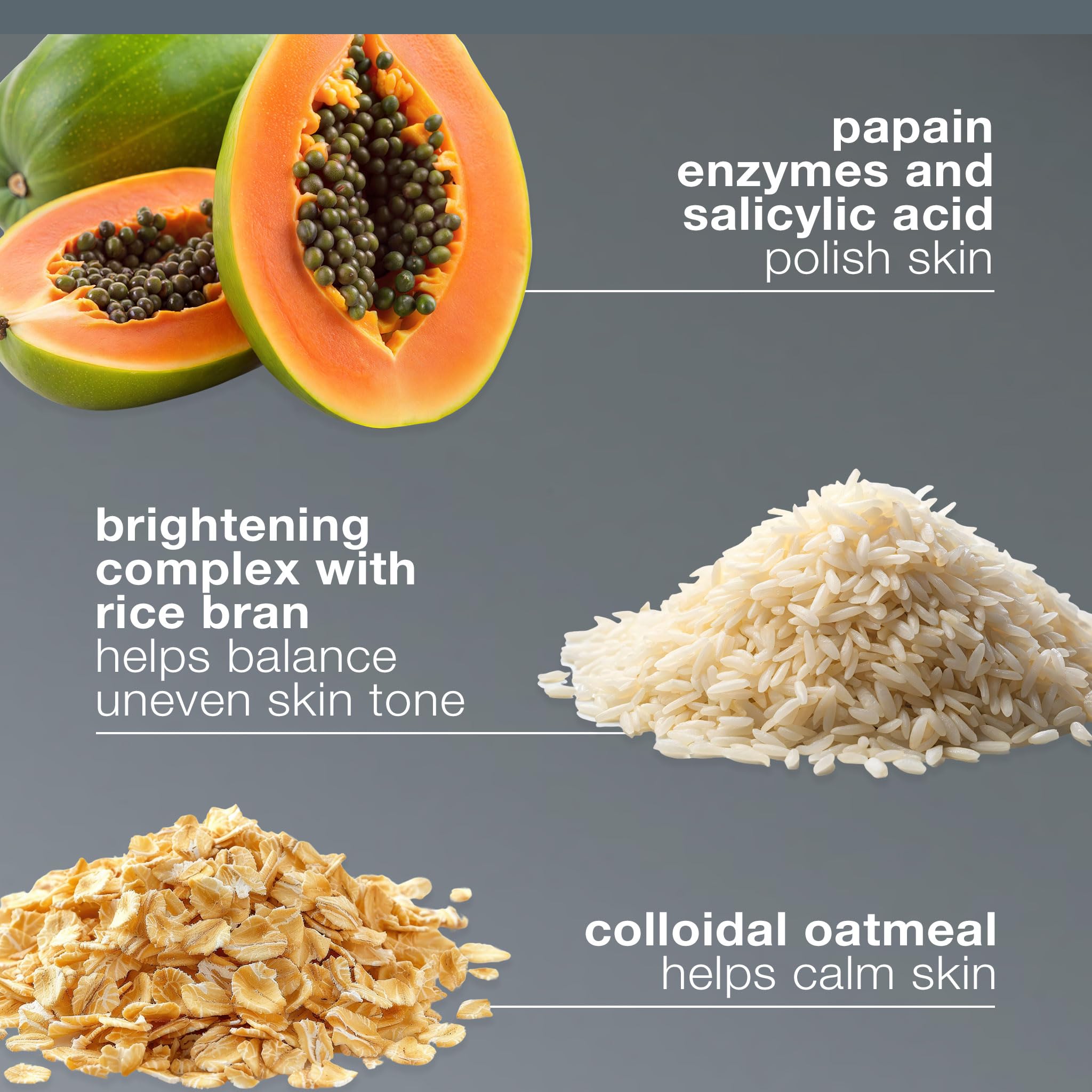 Dermalogica ingredient close-up with papaya and salicylic acid for targeted renewal