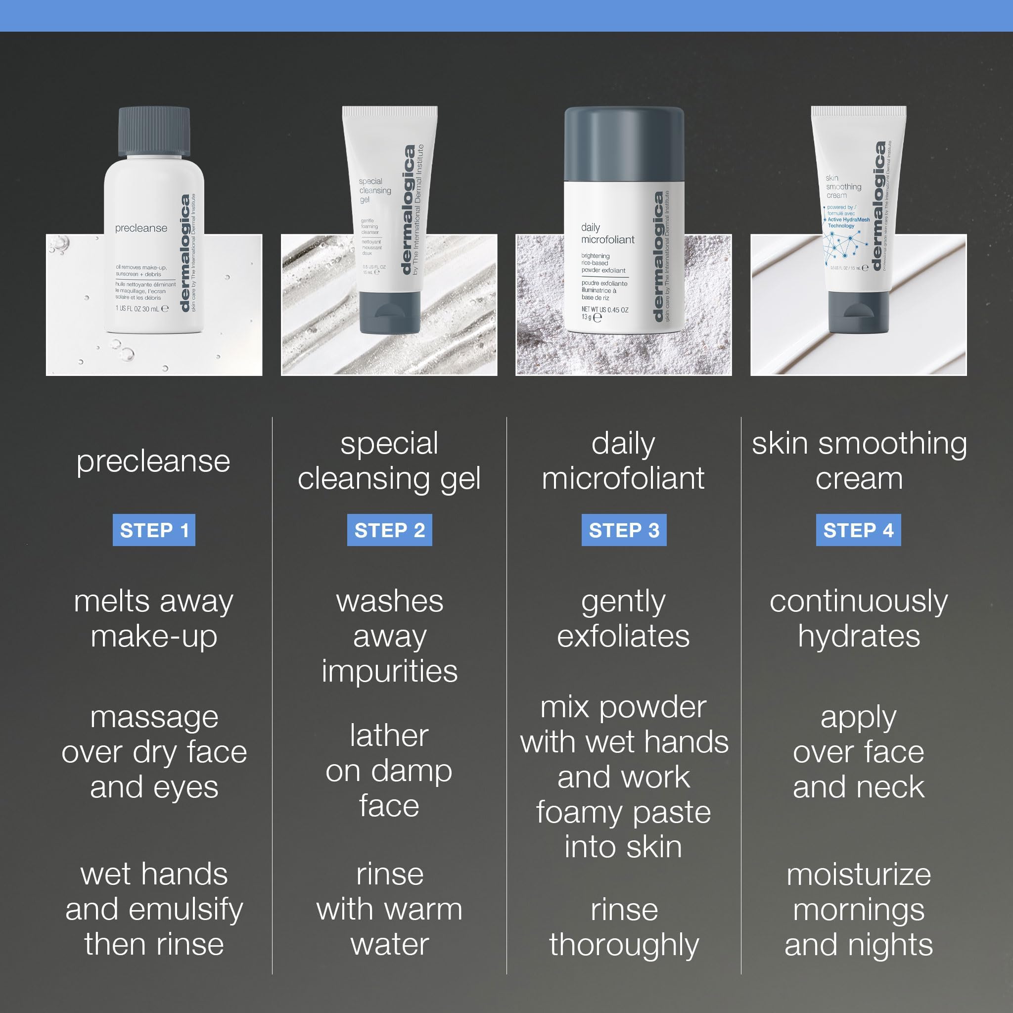 Dermalogica Daily Microfoliant powder open to show rice-based exfoliant for brighter skin