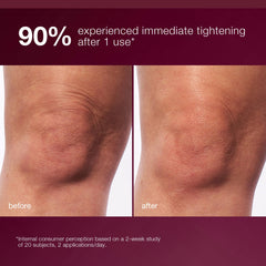Dermalogica applying serum to arms for visible toning and smoothness