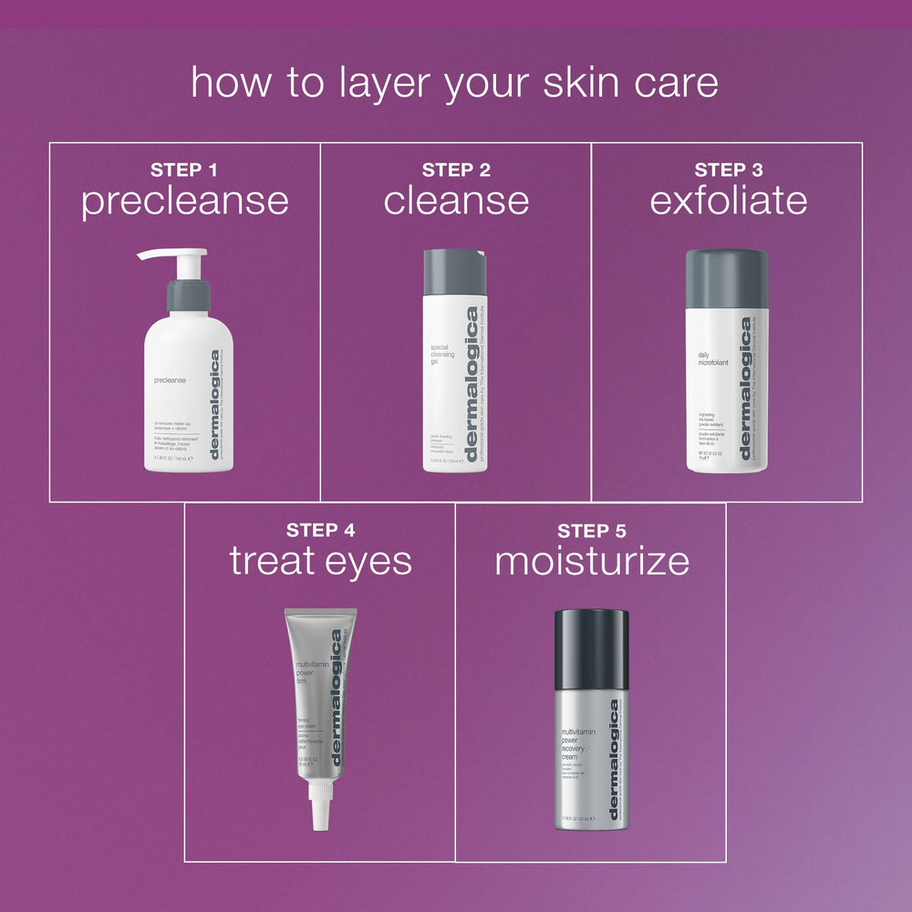 Dermalogica eye cream beside concealer showing makeup prep benefit
