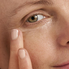 Dermalogica eye cream texture close-up showing smooth emulsion for hydration