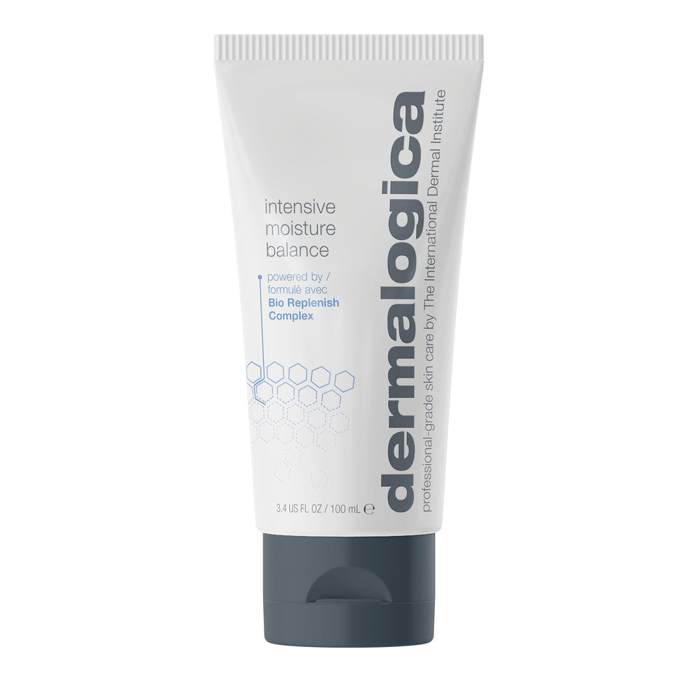 Dermalogica front packaging showing brand and nourishing moisturizer benefits