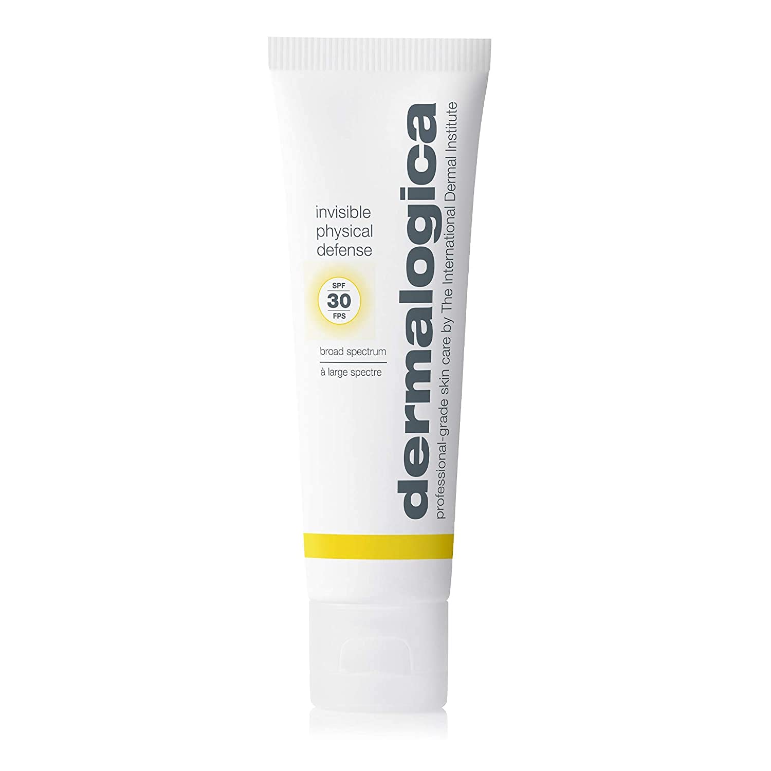 Dermalogica tube front view showing branding and SPF for clear protection
