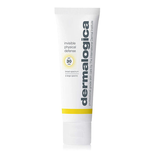 Dermalogica tube front view showing branding and SPF for clear protection