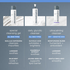 Dermalogica foam lather in hands demonstrating effective cleansing