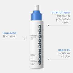Dermalogica mist used by person at desk for hydrating midday boost