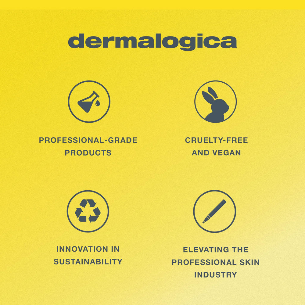 Dermalogica ingredients display with green tea and mushroom illustrating antioxidant benefit