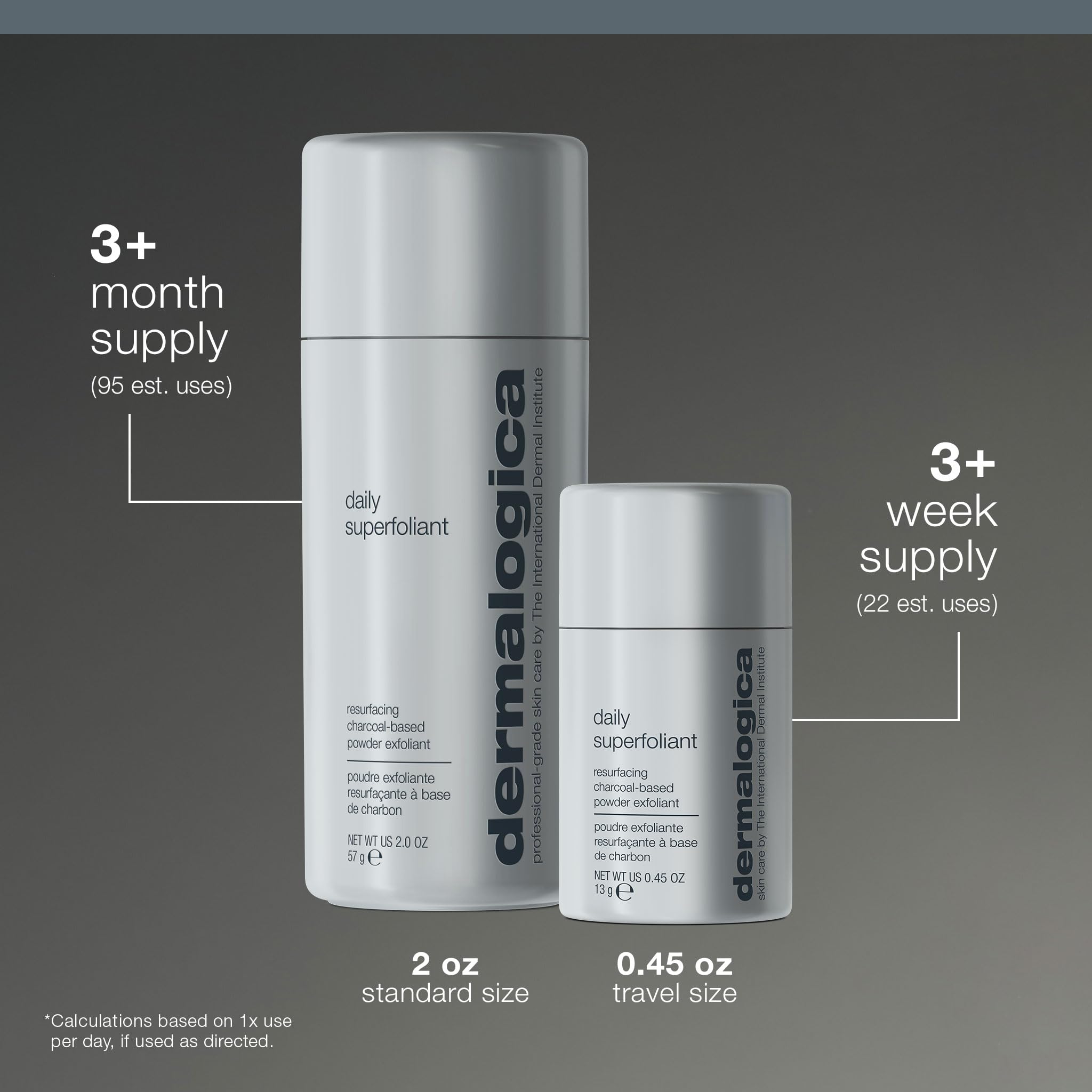 Dermalogica ingredients label detail showing actives like AHAs, BHA, and enzymes for clarity