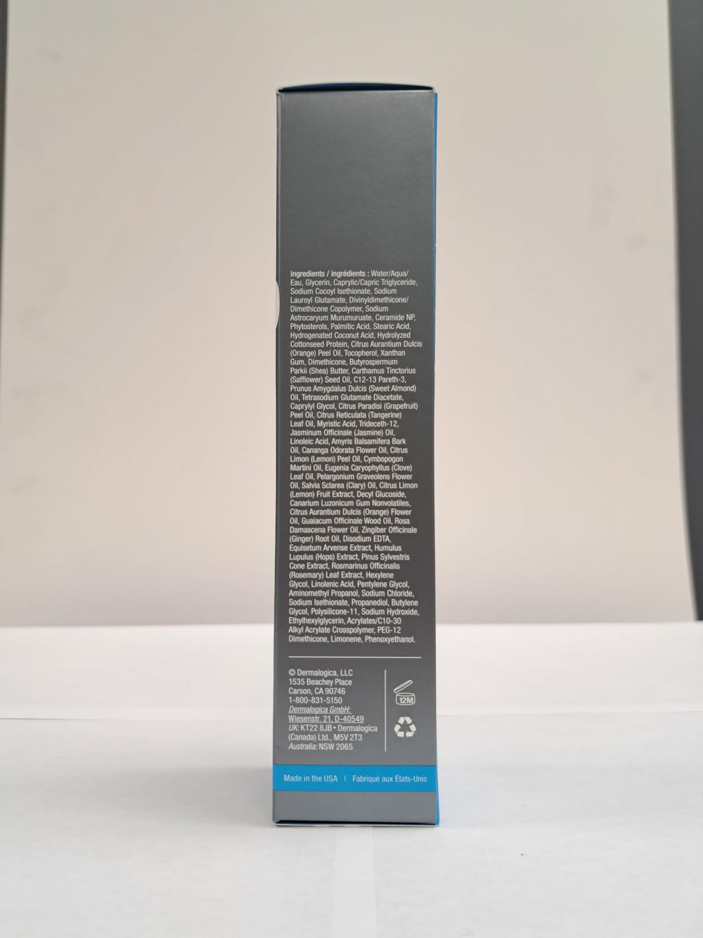 Dermalogica packaged in travel pouch for convenient hydration on-the-go