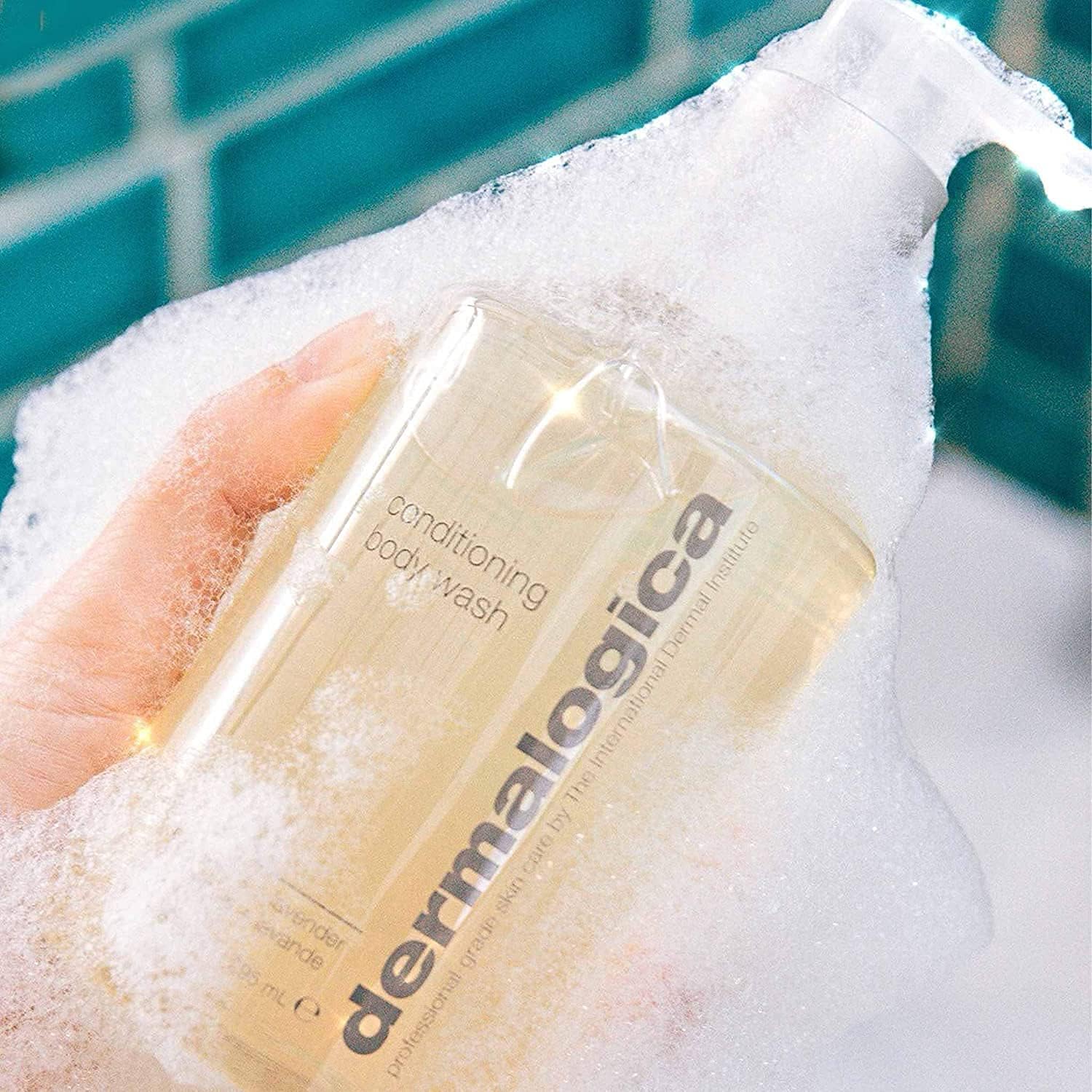 Dermalogica label closeup showing key ingredients and transparency benefit