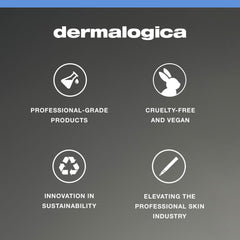 Dermalogica set on bathroom counter demonstrating simple daily use routine