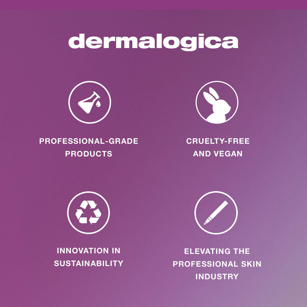 Dermalogica lifestyle bathroom shelf illustrating daily routine benefit
