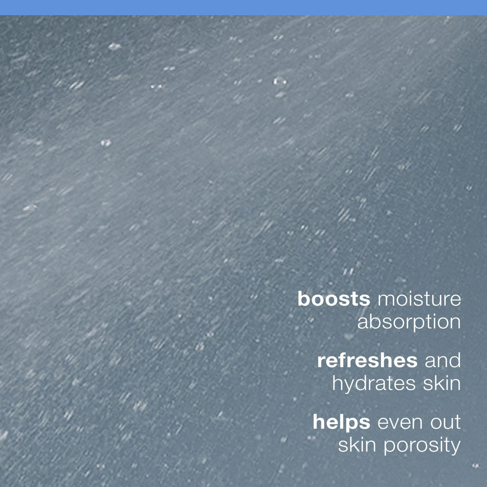Dermalogica mist spraying onto face demonstrating fast hydrating application