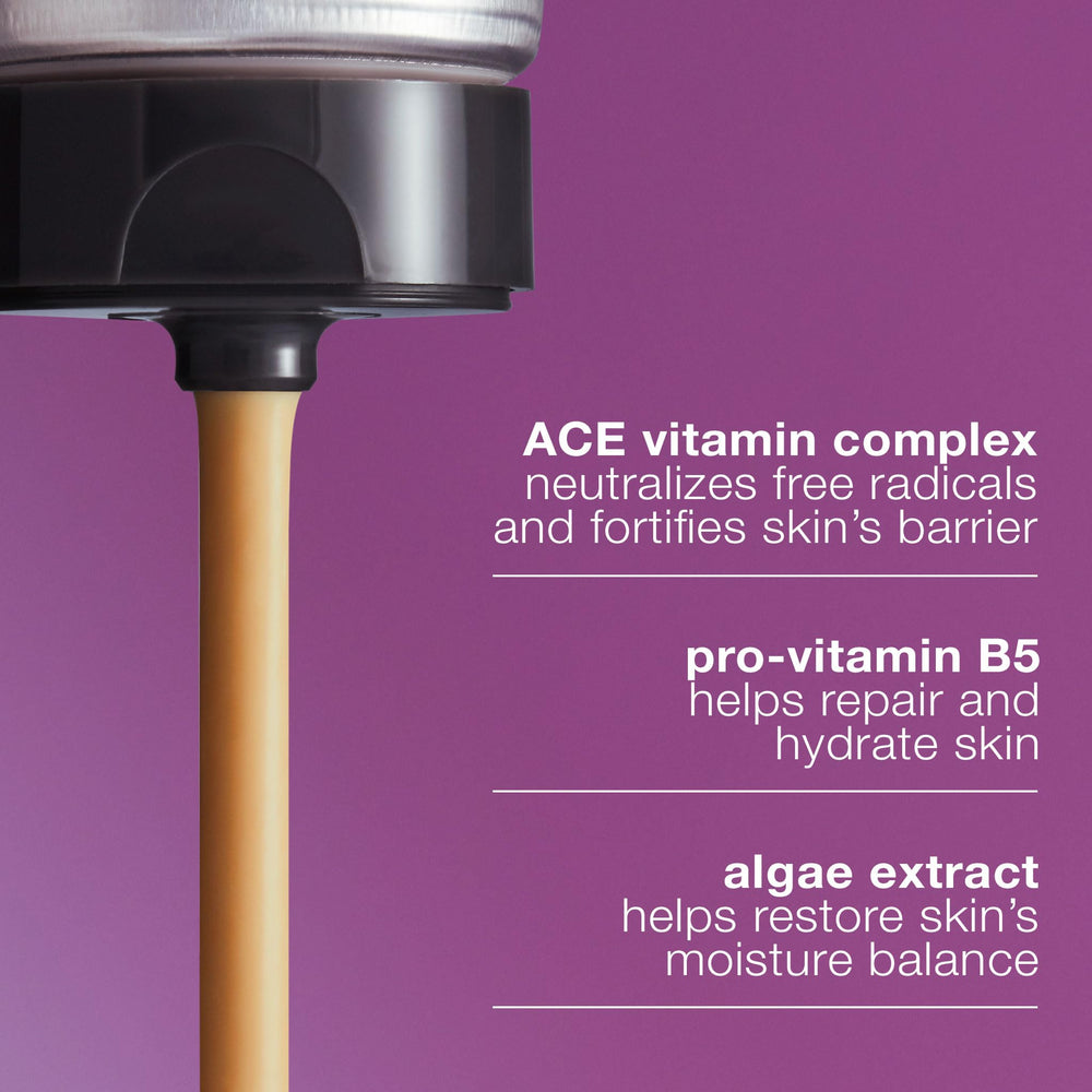 Dermalogica applied on hand demonstrating smooth coverage benefit