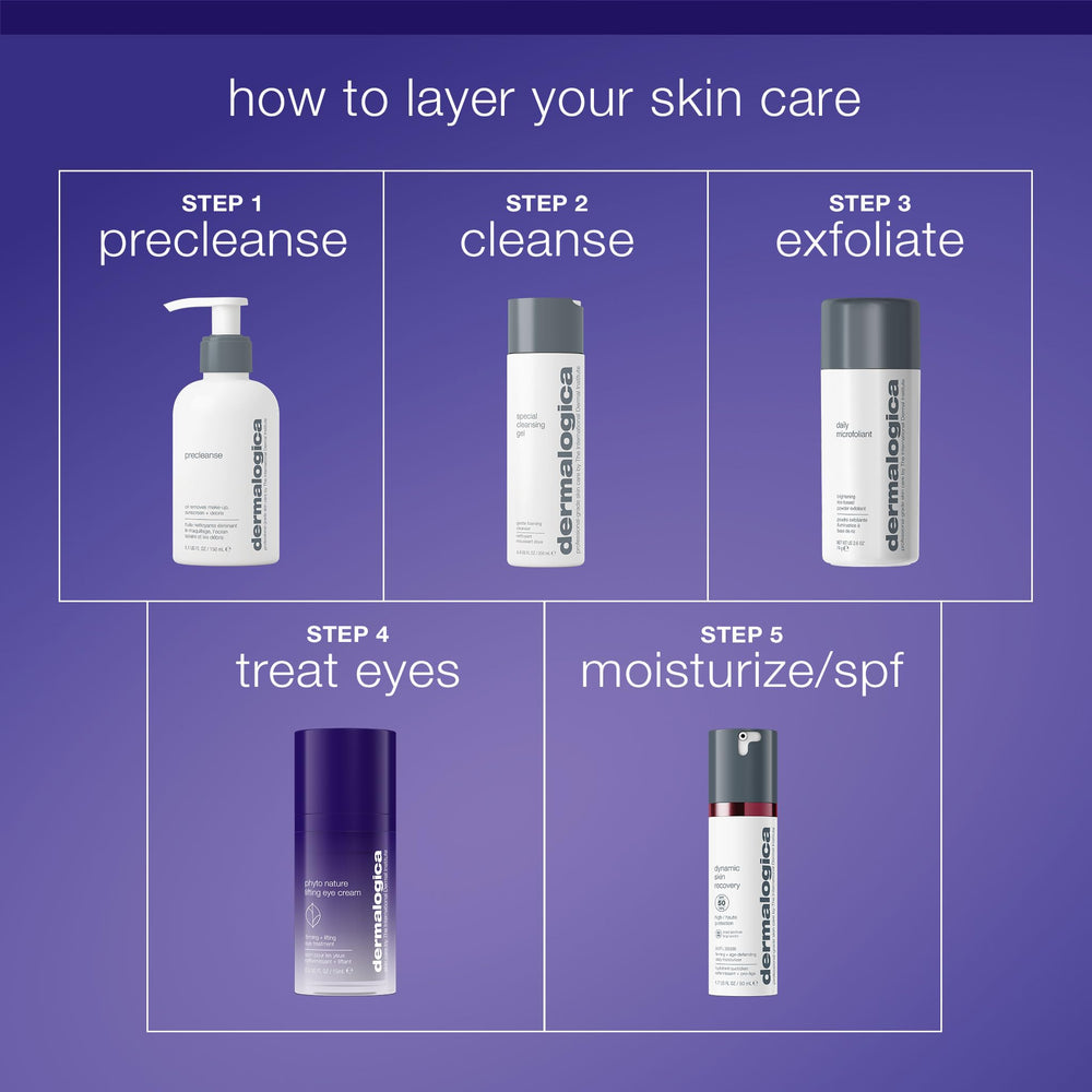 Dermalogica lifestyle bathroom vanity scene, suggests daily skincare ritual