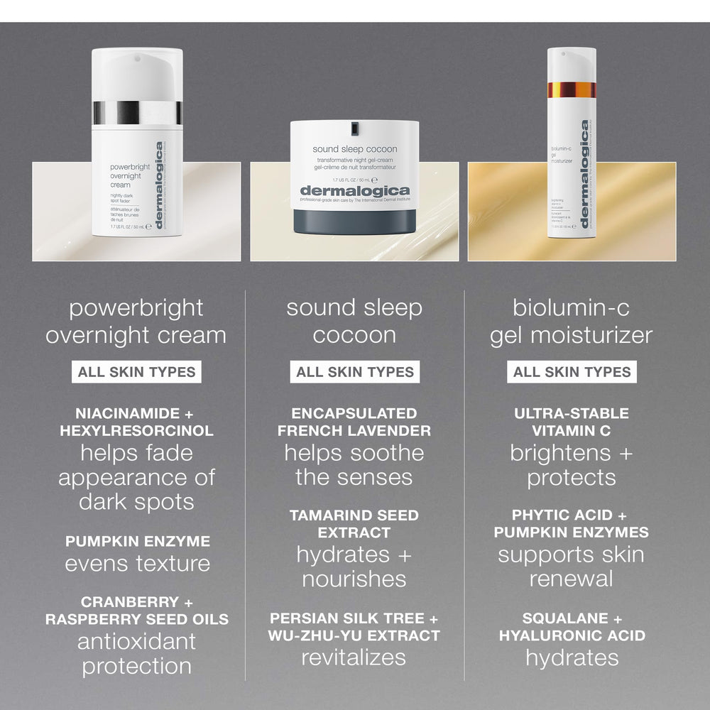 Dermalogica packaging label closeup showing product name and targeted brightening benefit