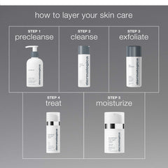 Dermalogica jar next to ruler showing 1.7 fl oz size and travel-friendly benefit