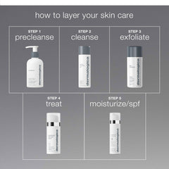 Dermalogica PowerBright label close-up revealing ingredient names and usage guidance