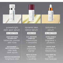 Dermalogica PowerBright held in hand for scale illustrating one fluid ounce size
