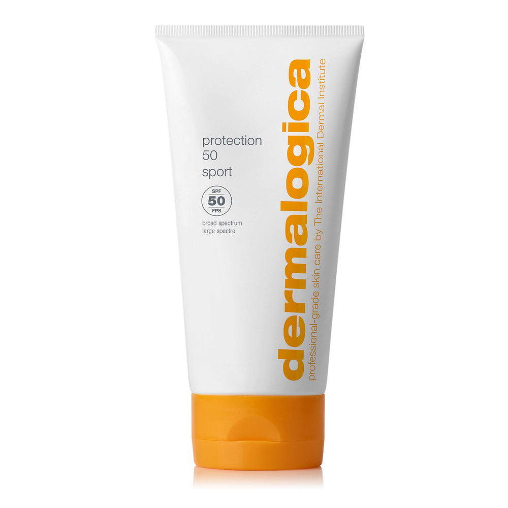 Dermalogica Protection 50 Sport front packaging showing SPF and benefit