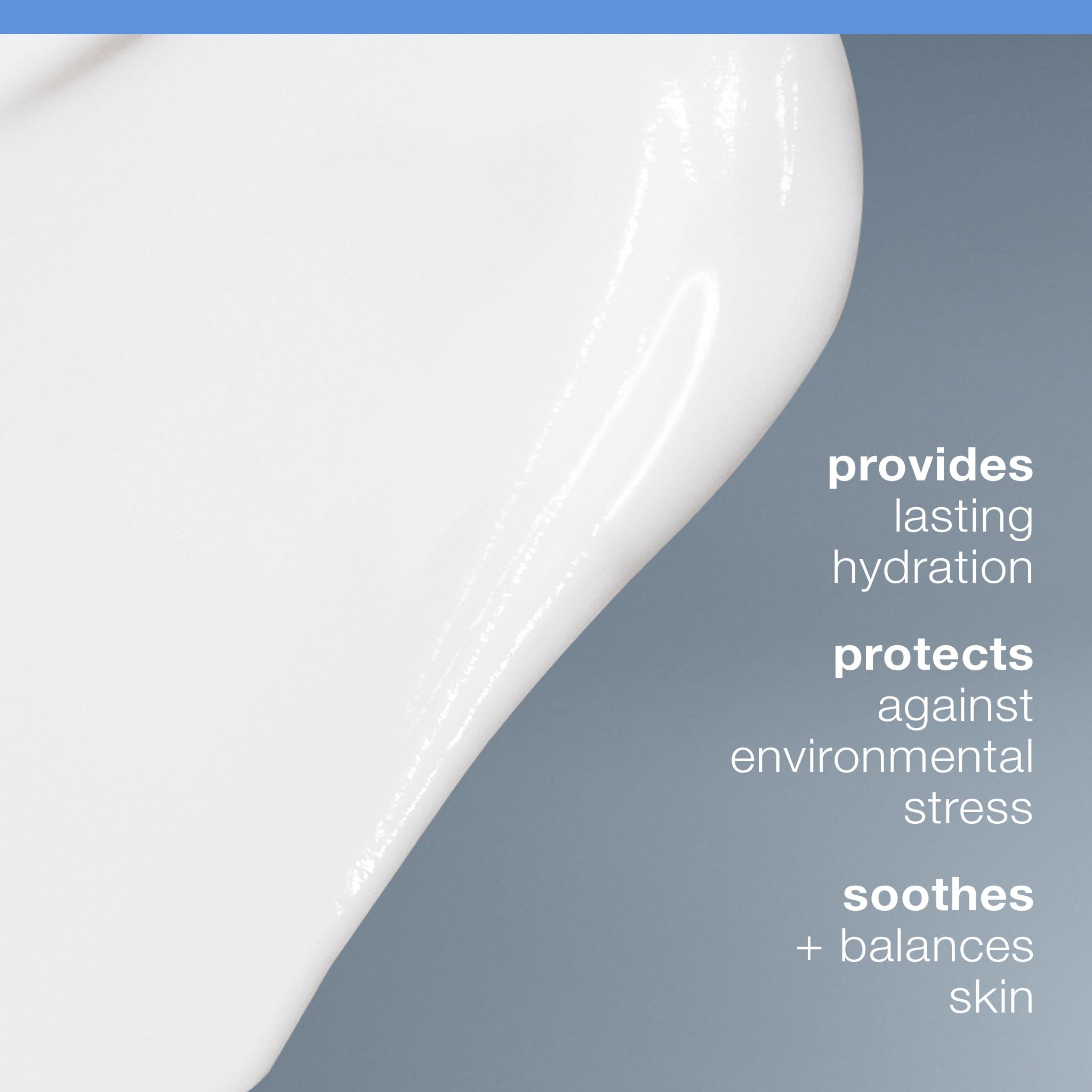 Dermalogica cream texture on fingertip highlighting lightweight feel and quick absorption